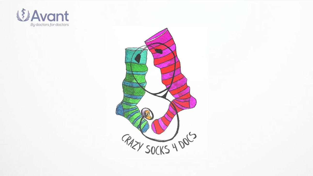 Crazy socks 4 Docs video - Dr Geoff Toogood
