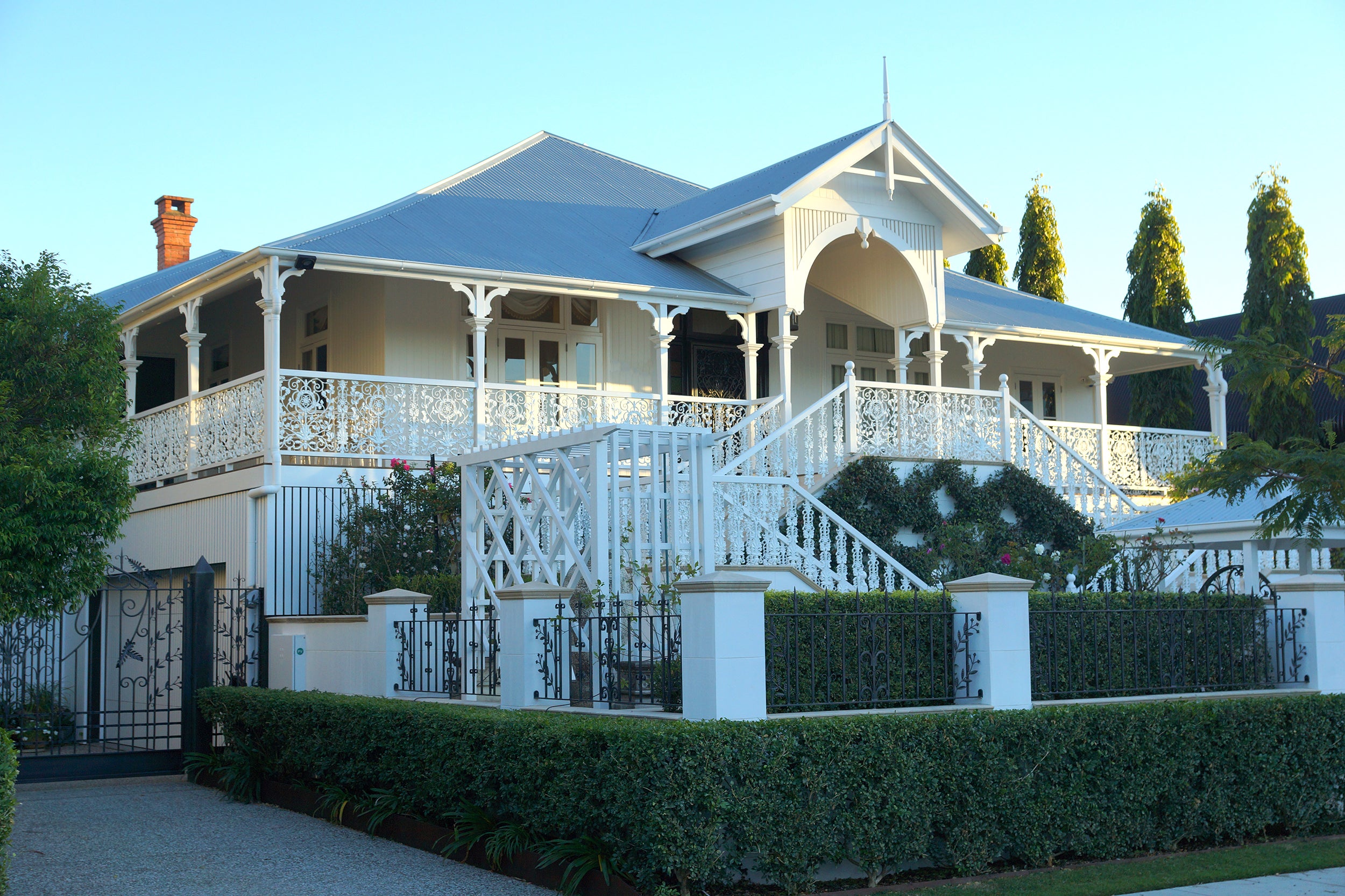 Exterior of a home. 