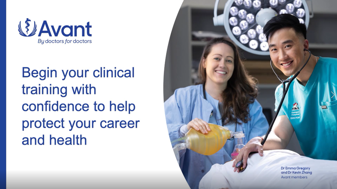 Avant Intern Medical Indemnity Insurance - Support through every round ...
