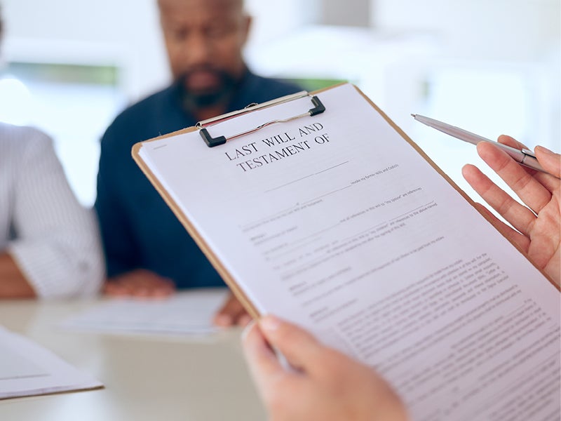 Setting Up A Will