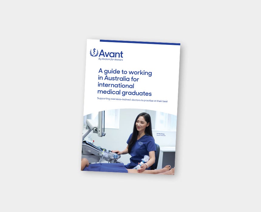 The Avant guide to working in Australia for international medical graduates ebook thumbnail