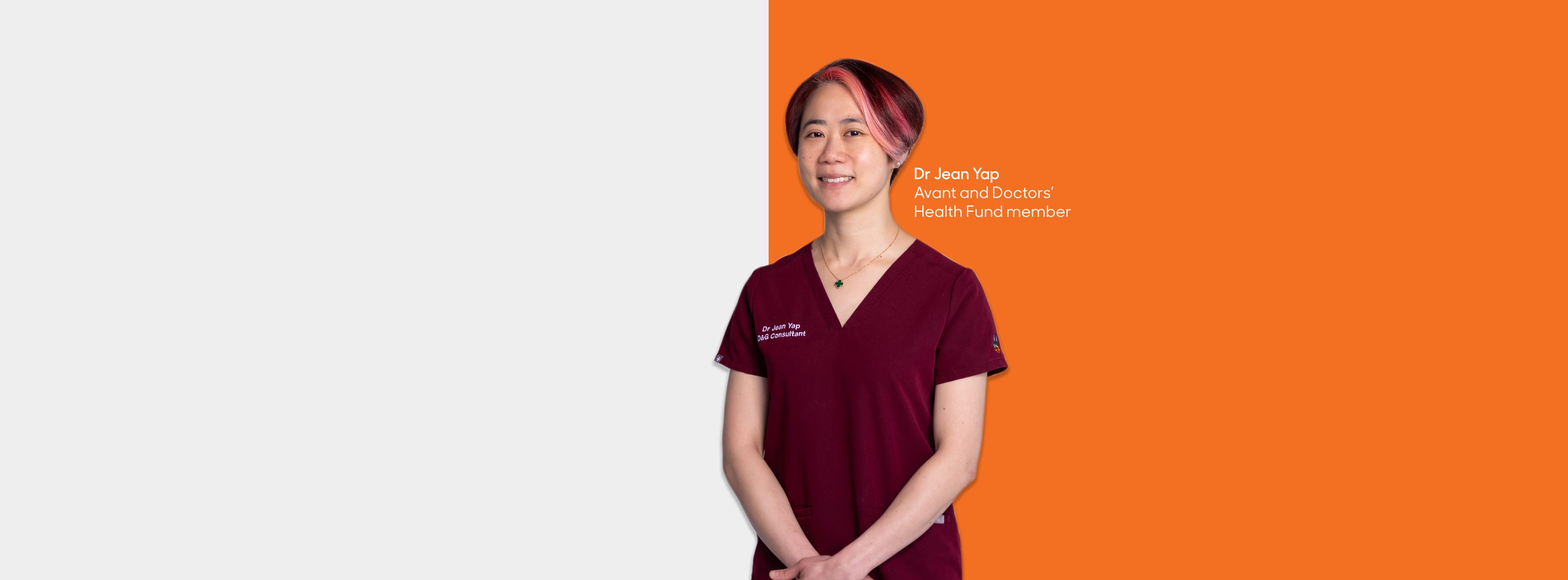 Doctors' Health Fund member Dr Jean Yap