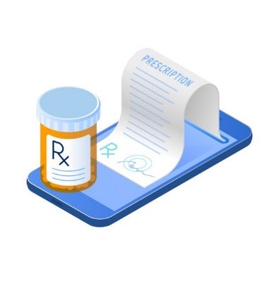 prescription pad and pill bottle 