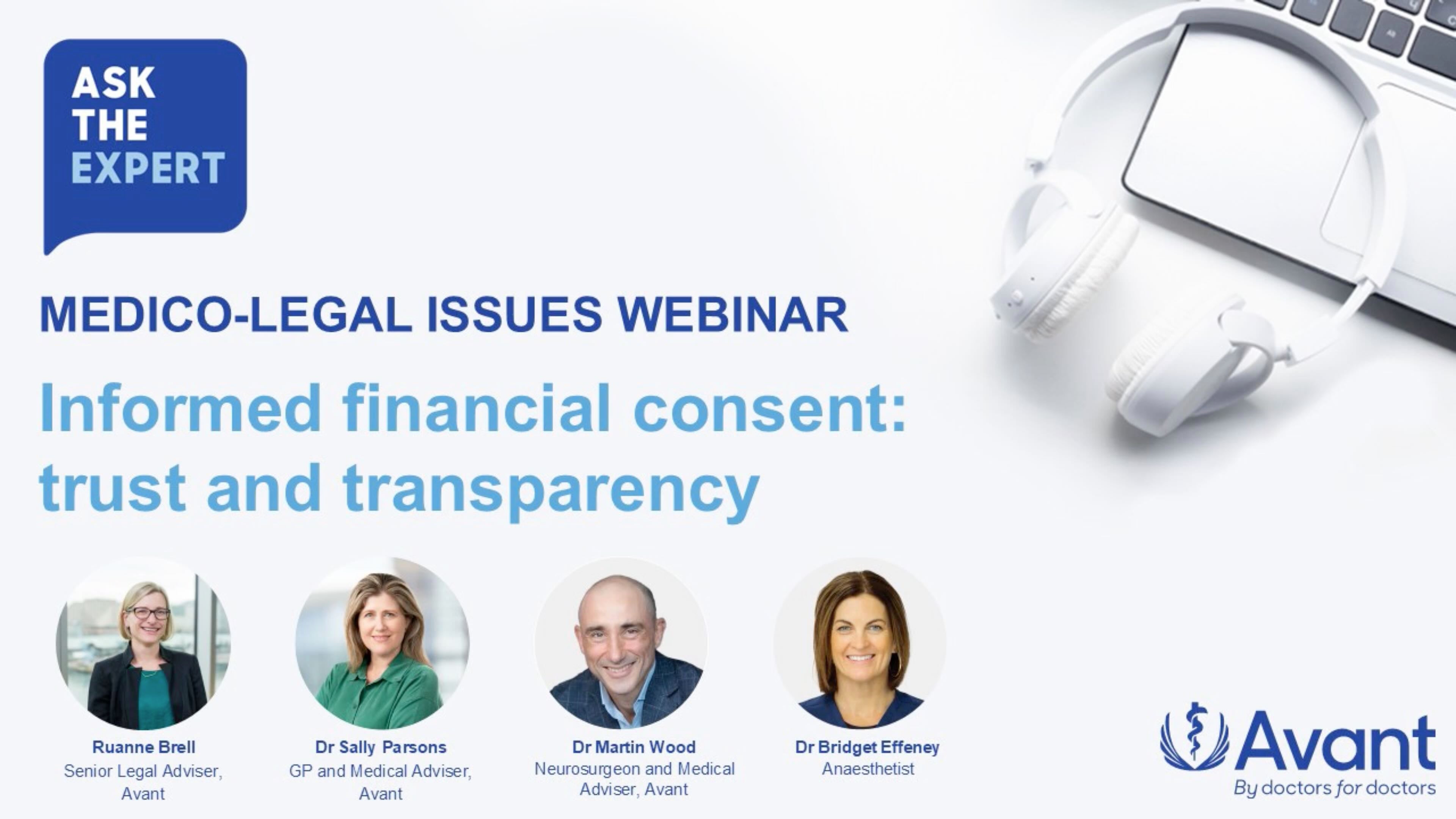 Informed financial consent-trust and transparency - Avant