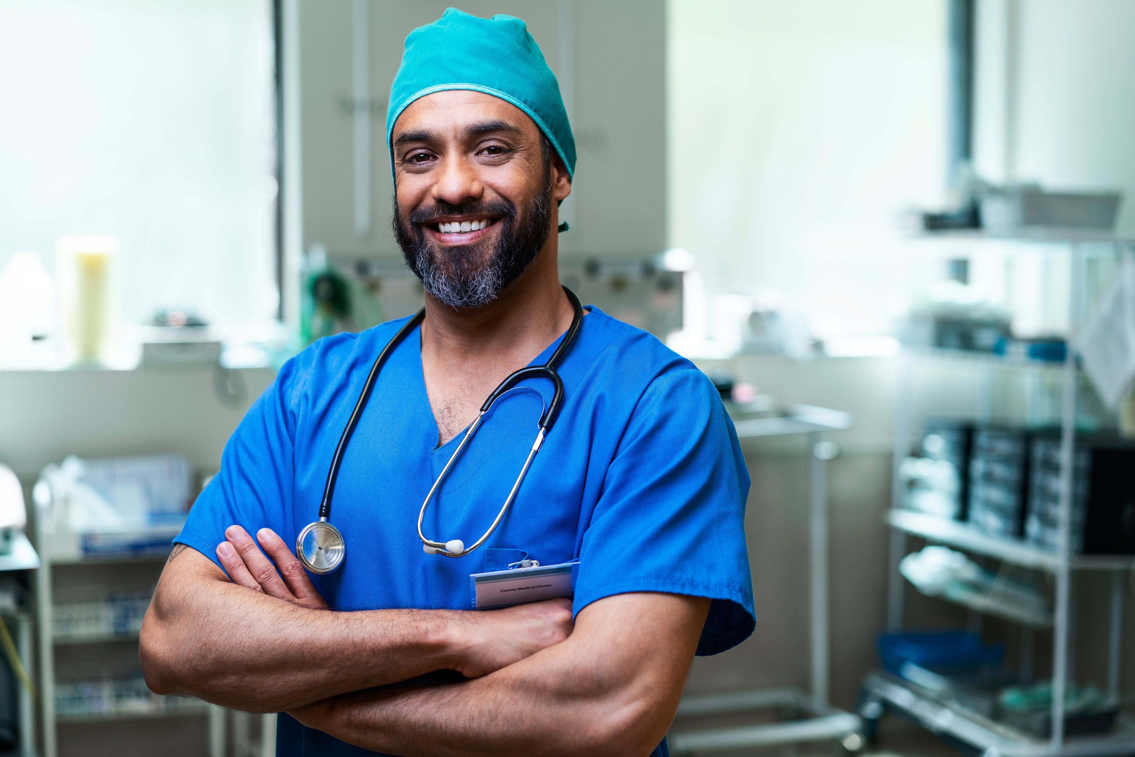 Doctor smiling