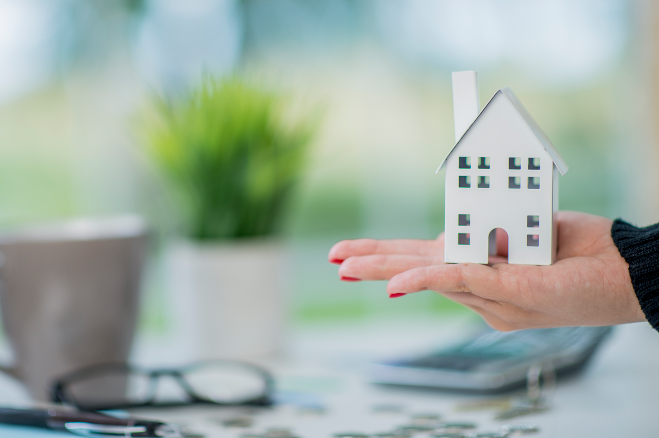 Person holding property
