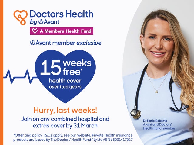 Medical indemnity, finance, practice solutions - Avant