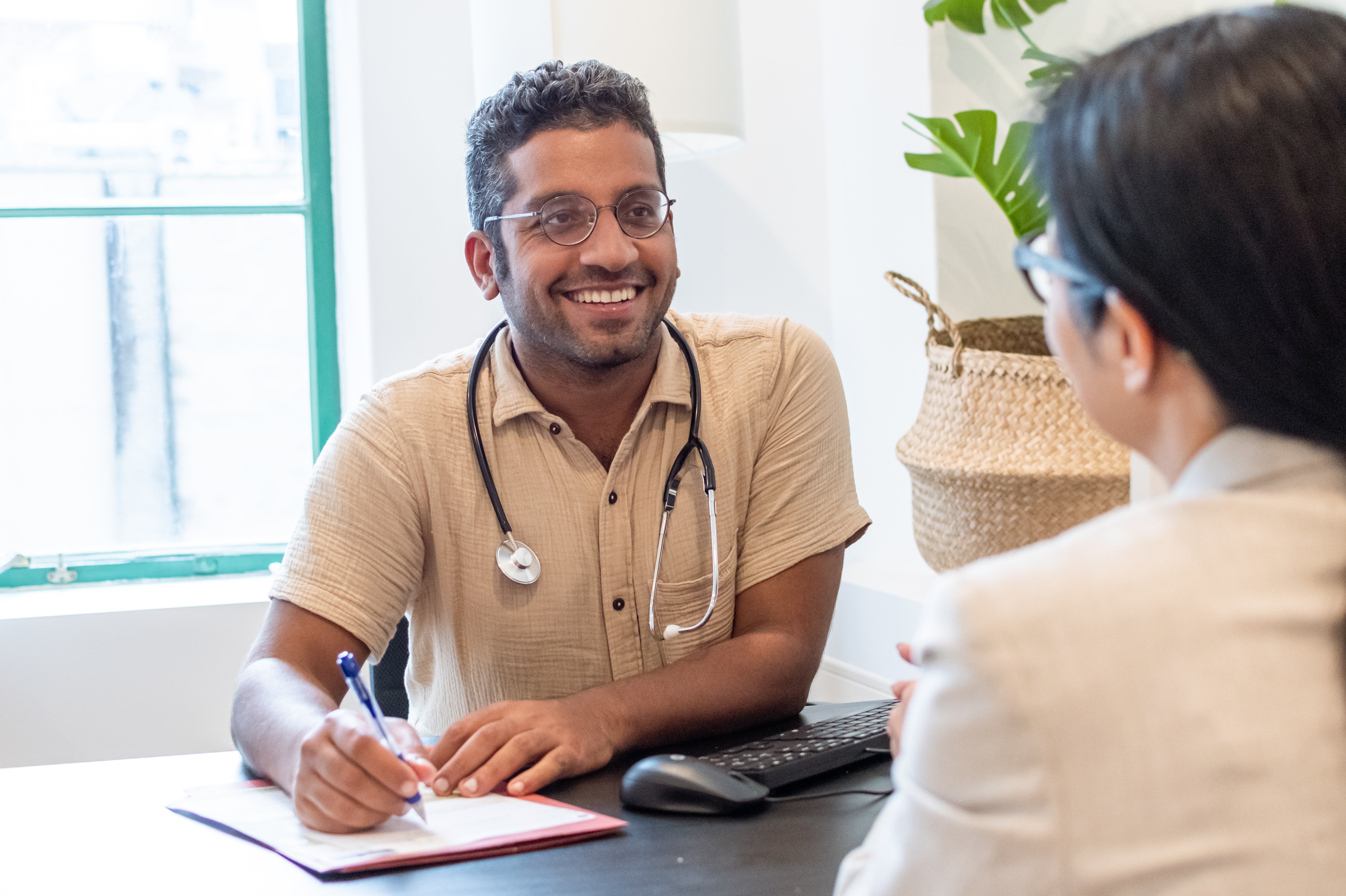 doctor and patient in consultation