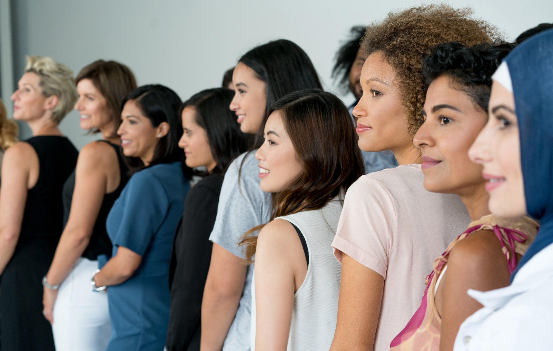 Group of women from different cultures 