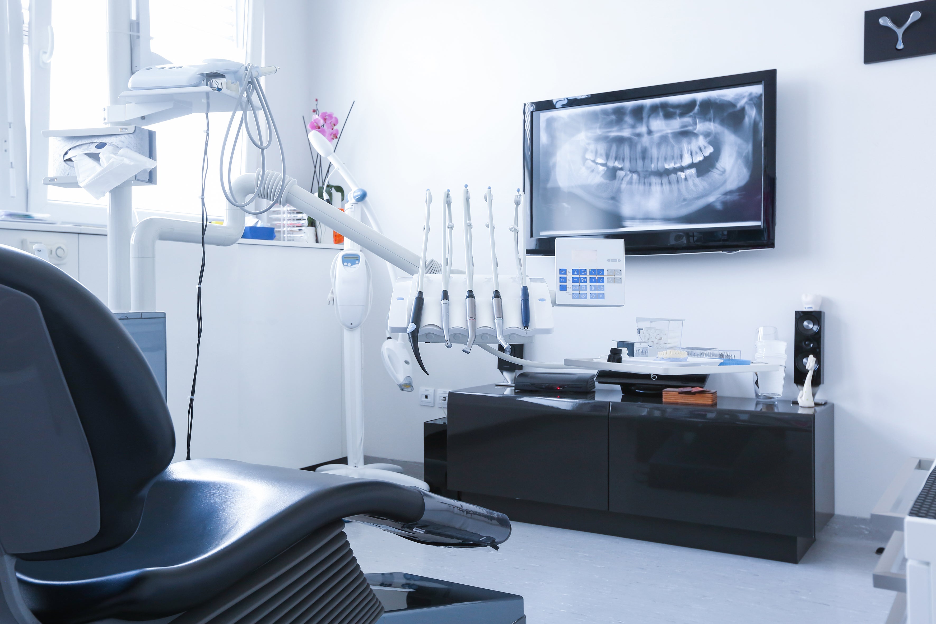 Dental equipment in a practice