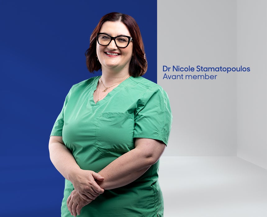 Avant member Dr Nicole Stamatopoulos