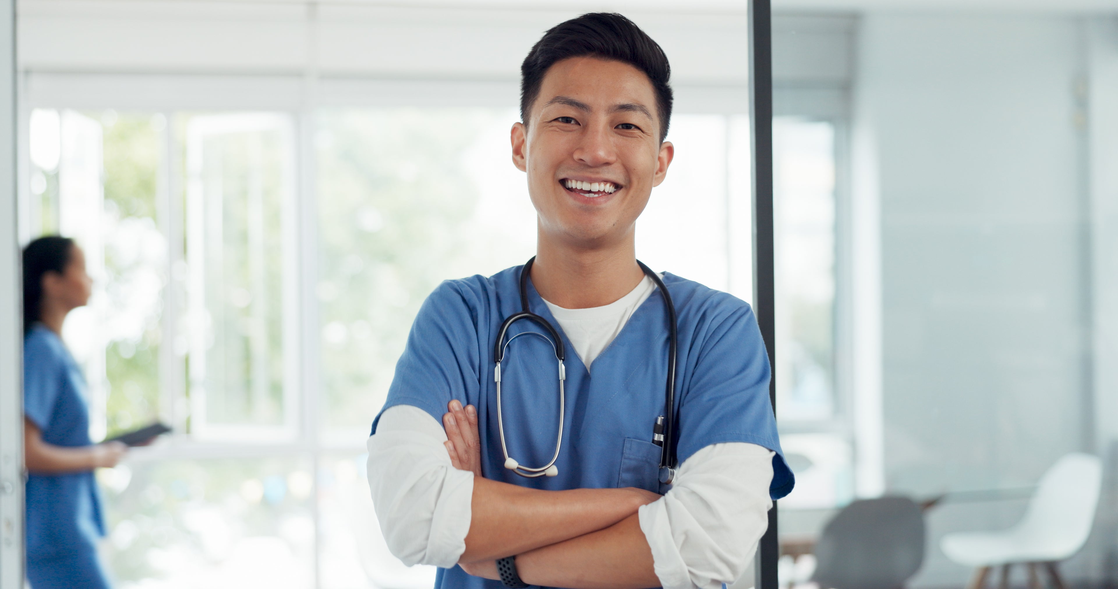 group of doctors talking